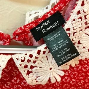 Red school girl dress !